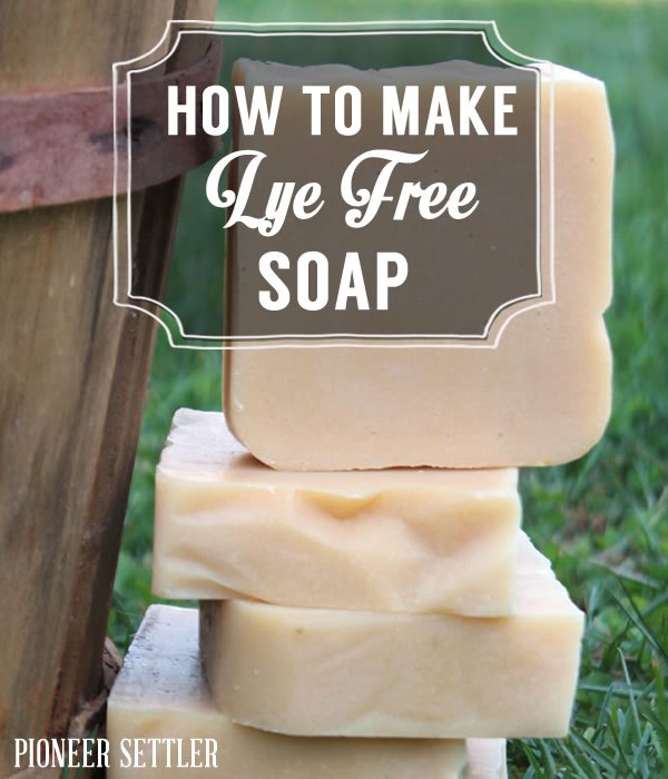 How to Make Lye Free Soap
