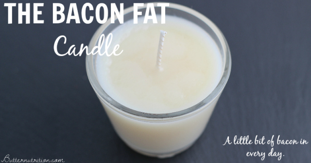 The Bacon Fat Candle – a little bit of bacon in every day