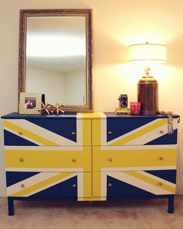 DIY Union Jack Dresser